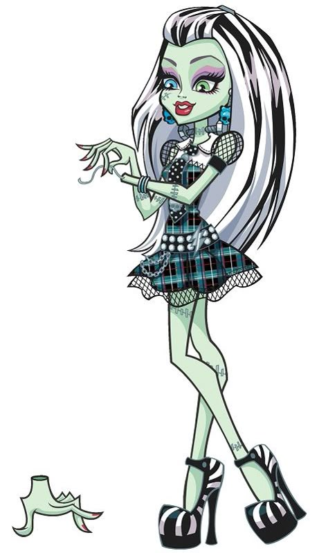 Frankie Stein Frankie Stein is a 2010-introduced and all-around character. She is a simulacrum... High Artwork, Crafts Pictures, Monster High Wiki, High Wallpaper, Ghoul School, Novi Stars, Monster High School, Original Monster, High Characters