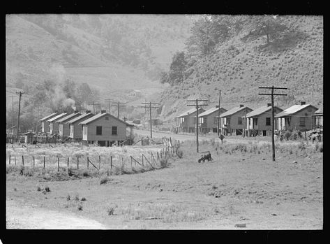 .         Company houses, Floyd County, Kentucky :  photo by Arnold Rothstein, May 1938  (Farm Security Administration/Office of War Inform... Arnold Rothstein, Administration Office, Floyd County, Pike County, My Old Kentucky Home, Coal Mining, Down South, Early American, Old Pictures