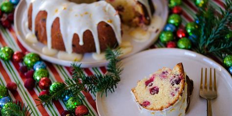 Cranberry Orange Pound Cake Cranberry Orange Bundt Cake Recipe, Cake Recipe With Sour Cream, Orange Bundt Cake Recipe, Cranberry Bundt Cake, Cranberry Orange Pound Cake, Orange Butter Cake, Cranberry Orange Bundt Cake, Homemade Pound Cake, Cranberry Orange Cake