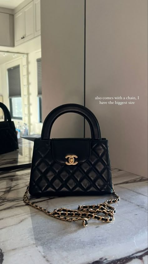 Chanel Mini Kelly, Chanel Kelly Bag, Mini Chanel Bag, Black Designer Bag, Chanel Vanity Bag, Chanel Kelly, Black Designer Bags, Chanel Mini Bag, Vintage Chanel Bag