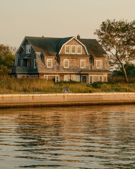 Houses along the bay in Saltaire, on Fire Island, New York Sag Harbor New York, Rail Transport, Fire Island, Hotel Motel, White Car, Posters Framed, City Car, Sag Harbor, Image House