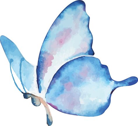 Butterfly Art Painting, Watercolor Butterfly, Watercolor Paintings For Beginners, Watercolor Paintings Easy, Watercolor Painting Techniques, Butterfly Drawing, Watercolor Paintings Tutorials, Butterfly Watercolor, Easy Watercolor