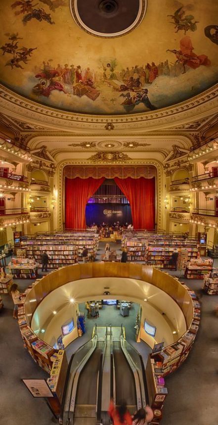 The 10 Most Aesthetic Bookshops In The World - Society19 UK El Ateneo, Library Room, Argentina Travel, Ushuaia, Travel South, South America Travel, Beautiful Buildings, Places Around The World, Wonderful Places