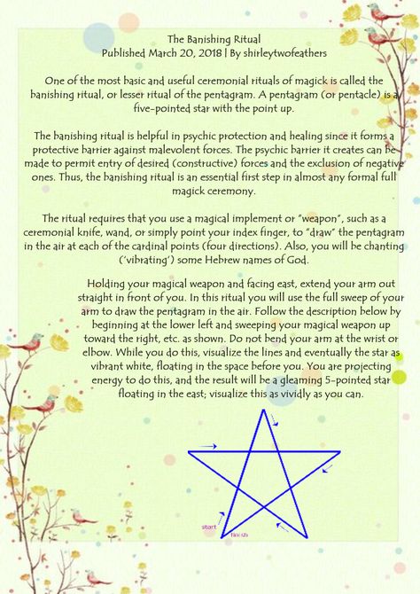 The Banishing Ritual Lesser Banishing Ritual Of The Pentagram, Banishing Magick, Banishing Ritual, Speak Slowly, Cardinal Point, Hebrew Names, Psychic Protection, Names Of God, Book Of Shadows