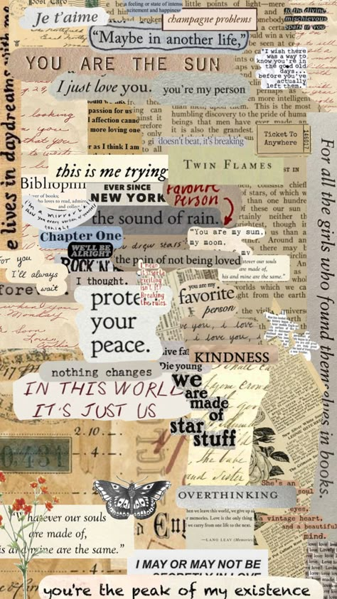 #collage #aesthetic #vintage #moodboard #music Word Collage Aesthetic, Word Collage Ideas, Old Music Aesthetic Vintage, Book Quotes Collage, Aesthetic Collage With Quotes, Songs Collage Wallpaper, Journal Photoshoot, Affirmation Collage, Poetry Collage Wallpaper