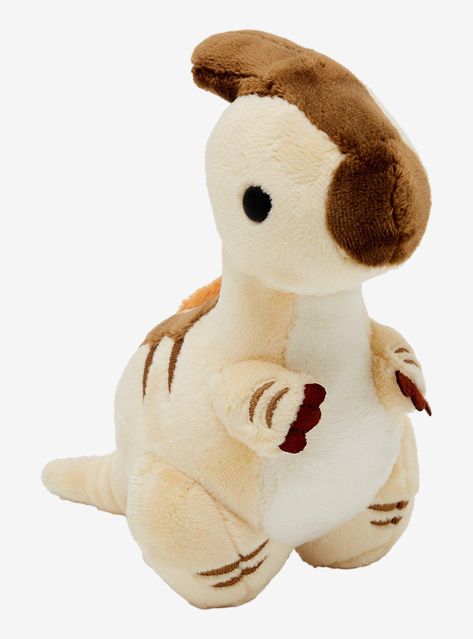 No need to go to Jurassic Park to see a dinosaur—we've got one here! This parasaurolophus plush is an adorable addition to any shelf  dresser  or bed  perfect for the dino fan in your life.Polyester	Approx. 6"Imported Cutetitos Collection, Sitting Plush Pattern, Parasaurolophus Plush, Cool Plushies, Stegasorus Dinosaur, Simple Stuffed Animal Pattern, Easy Dinosaur Crafts, Cute Stuffies, Dinosaur Plushies