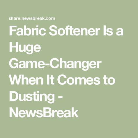 Fabric Softener Is a Huge Game-Changer When It Comes to Dusting - NewsBreak Dusting Hacks, Spring Cleaning List, Cheap Trick, Dawn Dish Soap, Cleaning List, Magic Eraser, Water Spots, Cleaning Routine, Simple Tricks