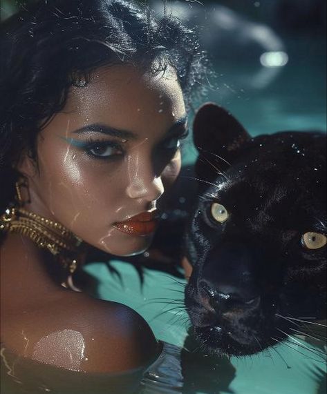 Panther Aesthetic, Glam Photoshoot, Photoshoot Concept, Luxury Art, Feminine Aesthetic, Arte Pop, Foto Inspiration, Photoshoot Inspiration, Divine Feminine