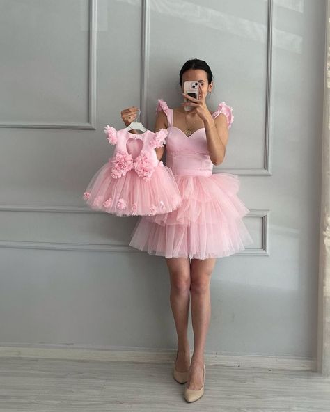 Mother Tulle Dress, Mommy and Me Girls Evening Outfits, Mother Daughter Pink Tulle Dress, Birthday Dress by MunchariKidsDesign on Etsy Mother Daughter First Birthday Dress, Mother Daughter Fashion For Birthday, Mother Daughter Dresses Matching Birthday, Mother Daughter Birthday Dress, Mother And Daughter Dress Ideas, Same Dress For Mom And Daughter, Mother Daughter Twinning Dresses, Mommy And Daughter Dresses, Mommy And Me Outfits Dresses