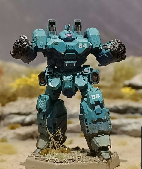 Painted Battletech Miniatures, Mech Diorama, Battletech Art, Battletech Miniatures, Space Armor, Macross Anime, Robot Design Sketch, Warhammer Figures, Starship Design