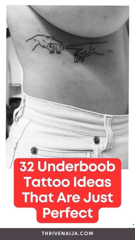 We know that when it comes to the perfect underboob tattoo, getting the right design can be intimidating, which is why we have rounded up the best underboob tattoo ideas that are just perfect. Women Underboob Tattoo, Underboob Tattoo Words, Underboob Tattoo Ideas, Underboob Tattoos, Barbed Wire Tattoos, Jaguar Tattoo, Cute Finger Tattoos, Henna Inspired Tattoos, Ribcage Tattoo