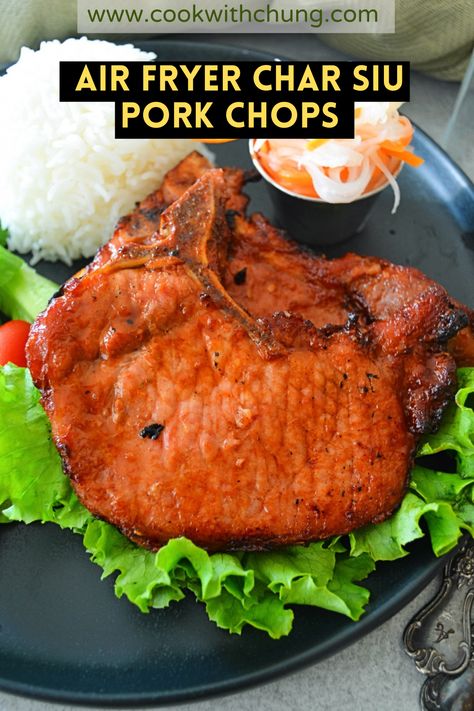 Love pork chops? This post has everything you need to know about how to make a Air Fryer Char Siu Pork Chop. If you’re ready to make that perfect Pork Chop that uses both Chinese BBQ and Vietnamese Pork Chop ingredients read on. By the end of this post, you’ll be a pro with making an amazing Pork Chop in the Air Fryer. Don’t forget to save this Pin so you can come back for some more Asian inspired recipes. Vietnamese Pork Chops Air Fryer, Air Fryer Char Siu, Vietnamese Pork Chops, Asian Pork Recipes, Char Sui, Lemongrass Pork, Perfect Pork Chops, Vietnamese Pork, Char Siu Pork