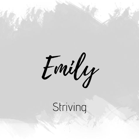 Emily Aesthetic Name, Emily Meaning, Emily Tattoo, Emily Aesthetic, Emily Name, Sweet Baby Names, Baby Name List, Beautiful Names, Aesthetic Names