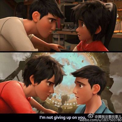 "Age swap! Hiro and Tadashi" - Now THAT looks awesome. Plus it show what Hiro look like IF he was 18. Hiro And Tadashi, Big Hero 6 Tadashi, Tadashi Hamada, Hiro Big Hero 6, Hiro Hamada, Not Giving Up, Cartoon Network Adventure Time, Memes Anime, Baymax