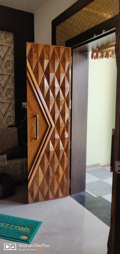 Cnc Wooden Door Design, Easy Halloween Door Decorations, Main Door Design Photos, Housing Plan, Indian House Exterior Design, 3d Wall Art Sculpture, Interior Design Kitchen Contemporary, Main Doors, Flush Door Design