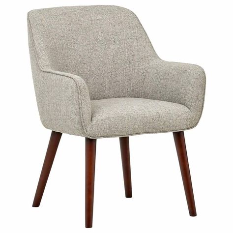 33 Affordable Home Decor Picks No One Will Believe You Bought on Amazon Modern Upholstered Dining Chairs, Dining Room Accent Chairs, Light Grey Chair, Mid Century Modern Dining Room, Dining Room Accents, Dining Room Wall Art, Dining Room Art, Mid Century Modern Dining, Mid Century Modern Chair