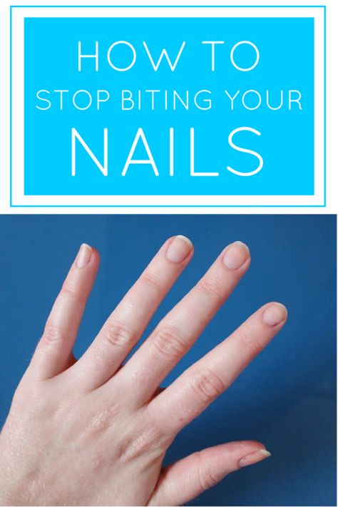 how to stop biting your nails Nail Biting Remedies, Stop Biting Your Nails, Bitten Nails, Nail Biting Habit, Biting Nails, Ten Nails, Natural Nail Care, Damaged Nails, Nail Care Tips