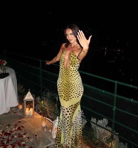 Printed Gowns, Evil Eyes, Deep Plunge, Leopard Spots, Print Midi Dress, Plunge Neckline, Get Yours Now, Beachwear For Women, Women Long Dresses