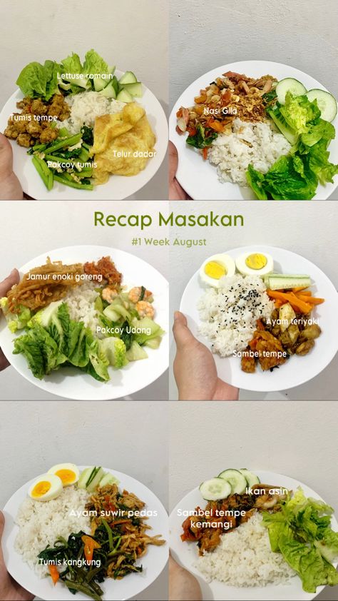 Menu Sehat Harian, Sarapan Aesthetic, Menu Sehat, Food Calories List, Makanan Rendah Kalori, Clean Eating Diet Plan, Diet Sehat, Smoothie Recipes Healthy Breakfast, Healthy Food Menu