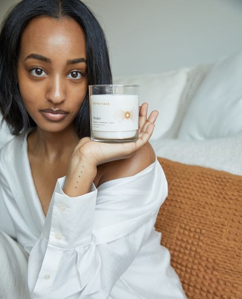 Bergamont + Sandalwood + Vanilla ✨ The scents that make up Healer. ⁠ ⁠ The Healer Candle invokes the spirit of Mother Earth and expressions of gratitude. ⁠ ⁠ Visit satyasage.com to shop your new favorite candle for daily rituals ✨⁠ ⁠ #satyasage ⁠ #truthandgoodvibes ⁠ #empoweringwomen ⁠ #homefragrance Candle Photography Ideas, Candle Photography, Favorite Candle, The Healer, Candles Photography, Daily Rituals, Mother Earth, The Spirit, Home Fragrance