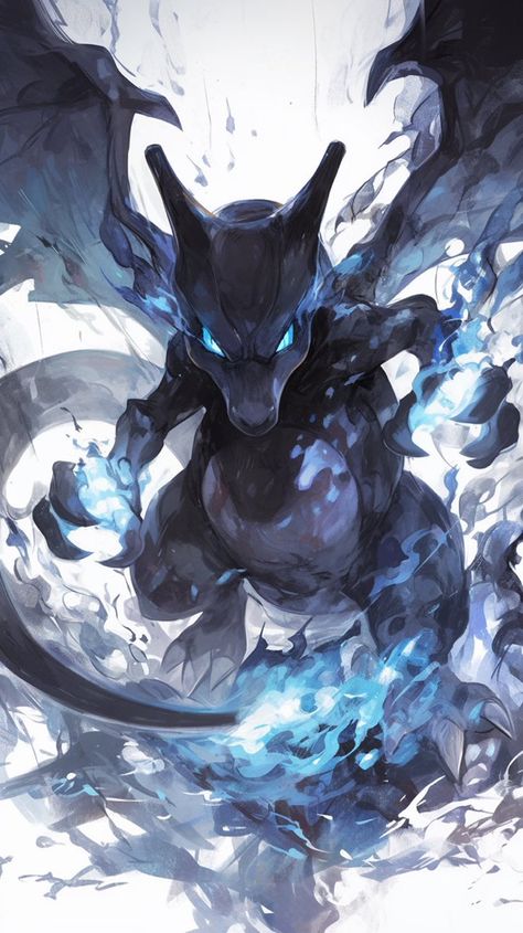 Shadow Lugia, Pokemon Realistic, Powerful Pokemon, Gengar Pokemon, Pokemon Dragon, Pokemon Blue, Cool Pokemon Wallpapers, Pokemon Charizard, Fantasy Creatures Art