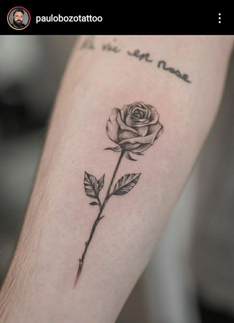 Prism Tattoo, Rose Stem Tattoo, Rose Neck Tattoo, Rose Tattoo On Back, Wine Tattoo, Minimalist Tattoo Ideas, Rose Tattoos For Men, Rose Tattoos For Women, Small Rose Tattoo