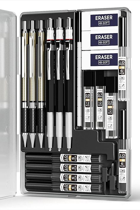 Art Supplies List, Drafting Pencil, Stationery Obsession, Lead Holder, Cute Stationary School Supplies, Art Supplies Storage, Art Studio Room, Art Painting Tools, Study Stationery