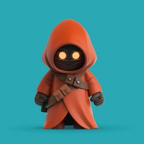 Blender 3d Inspiration, 3d Design Art, 4d Art, Gaming Characters, 3d Karakter, Art Toys Design, Simple Character, Alien Character, Glowing Eyes