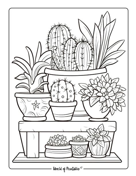 Room Coloring Pages, Free Adult Coloring Printables, Garden Coloring, Garden Coloring Pages, Adult Colouring Printables, Detailed Coloring Pages, Free Adult Coloring Pages, Colouring Printables, Printable Adult Coloring Pages