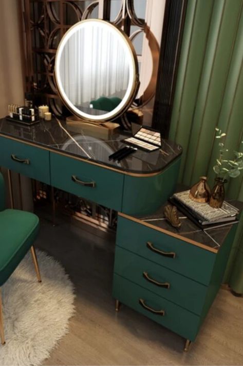 As an Amazon Associate, I earn from qualifying purchases. green vanity table, green dressing table, green vanity desk, dressing table green, dark green dressing table, emerald green dressing table, mint green dressing table. Transform your space into a luxurious oasis with our curated collection of Green Vanity Table IDEAS, blending sophistication and style effortlessly. Discover innovative designs and timeless inspiration to create the ultimate beauty sanctuary in your home.