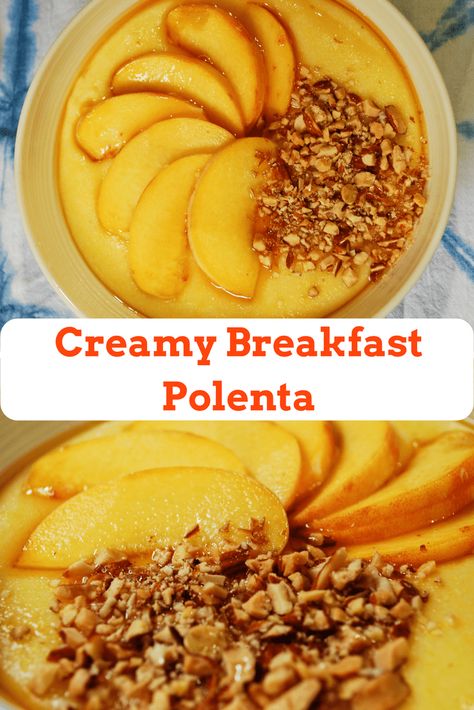 Polenta Breakfast, Breakfast Polenta, Easy To Make Meals, Polenta Recipe, Polenta Recipes, Grits Recipe, Healthy Breakfast Ideas, Vegetarian Breakfast Recipes, Filling Breakfast