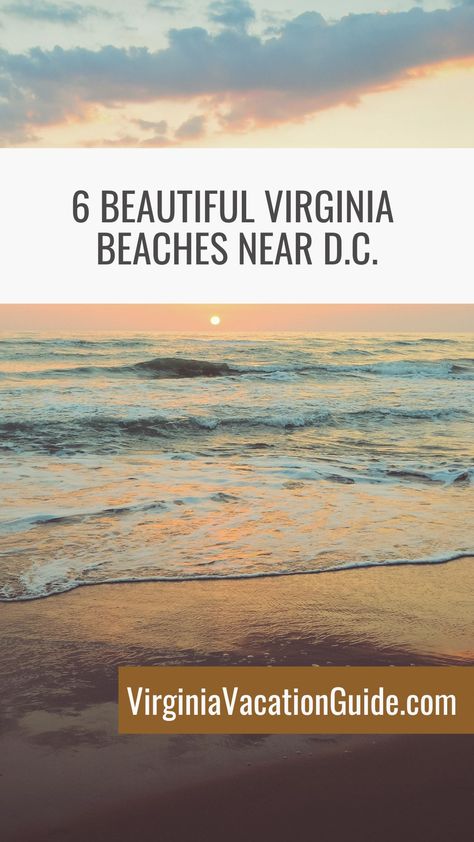 A guide to the best Virginia beaches near D.C., including Mason Neck State Park, Leesylvania State Park, Colonial Beach, and more. Colonial Beach, Virginia Vacation, Virginia Travel, Usa Beaches, Virginia Beach, Beach Sunset, State Park, State Parks, Virginia