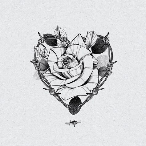 Vintage Clock Tattoos, Rose Vine Tattoos, Barbed Wire Tattoos, Catrina Tattoo, Traditional Tattoo Flowers, Flower Tattoo Drawings, Small Forearm Tattoos, Western Tattoos, Cool Chest Tattoos