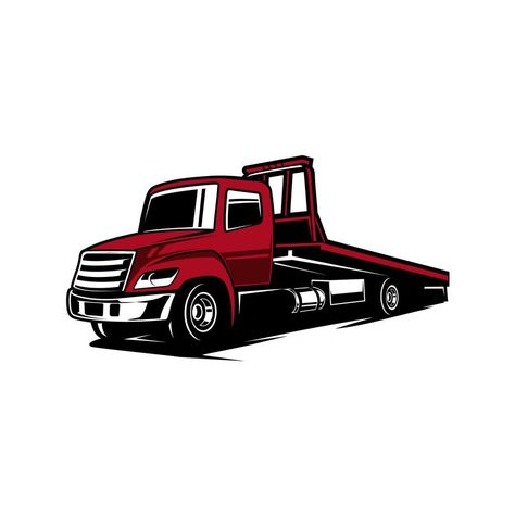 Tow Truck Logo Design, Tow Truck Drawing, Tow Truck Logo, Towing Logo, Merry Birthday, Transport Logo, Flatbed Towing, Truckers Wife, Tow Truck Driver