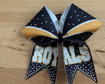 Competition Bows, Dance Bows, Custom Cheer Bows, Cheer Hair Bows, Glitter Cheer Bow, Cheerleading Bows, Bling Bows, Night Hairstyles, Cheer Hair