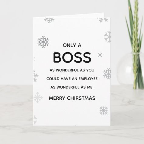 boss/manager Christmas funny Card Funny Xmas Cards, Boss Christmas, Boss Humor, Funny Christmas Card, Funny Xmas, Funny Christmas Cards, Christmas Funny, Merry Christmas Card, Funny Cards