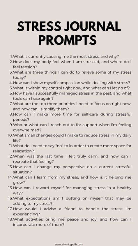 As we all know, life can get pretty hectic and stressful at times. But have no fear, because I've got a solution for you! 🙌🏼 Introducing stress journal prompts! 📝 These simple prompts can help you identify and manage your stress levels in a fun and creative way. 🎨 So grab a pen and let's conquer stress together! 💪🏼 Emotional Intelligence Journal Prompts, Recovery Journaling Prompts, Simple Journal Prompts, January Planner Ideas, Therapeutic Journaling, Winter Journal Prompts, Journal Prompts Fun, Fun Journal Prompts, January Planner