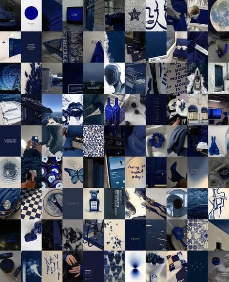 100 PCS | Navy Blue Wall Collage Kit Blue Photo Collage Prints Dark Blue Wall Prints Navy Photo Collage Decor Ultramarine Photo Wall Collage Navy Photo Wall, Navy Blue Esthetics, Navy Blue Collage Wallpaper, Navy Blue Aesthetic Collage, Photo Wall Collage 4x6, Navy Blue Collage, Blue Wall Collage, Blue Photo Collage, Blue Wall Prints