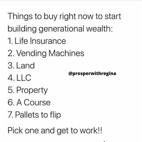 Creating Generational Wealth, Building Generational Wealth, Investing Aesthetic Vision Board, Adulting List, Generational Wealth Aesthetic, Generational Wealth Quotes, How To Invest, Investing Crypto, Business Strategy Management