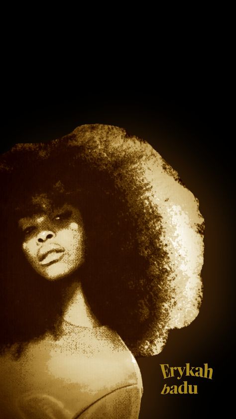 #erykahbadu #musicartist #wallpaper Erykah Badu Art, Pictures Widget, Erykah Badu 90s, Erykah Badu Wallpaper, Erykah Badu Aesthetic, Erykah Badu Poster, Erica Badu, Erika Badu, Ipad Vision Board