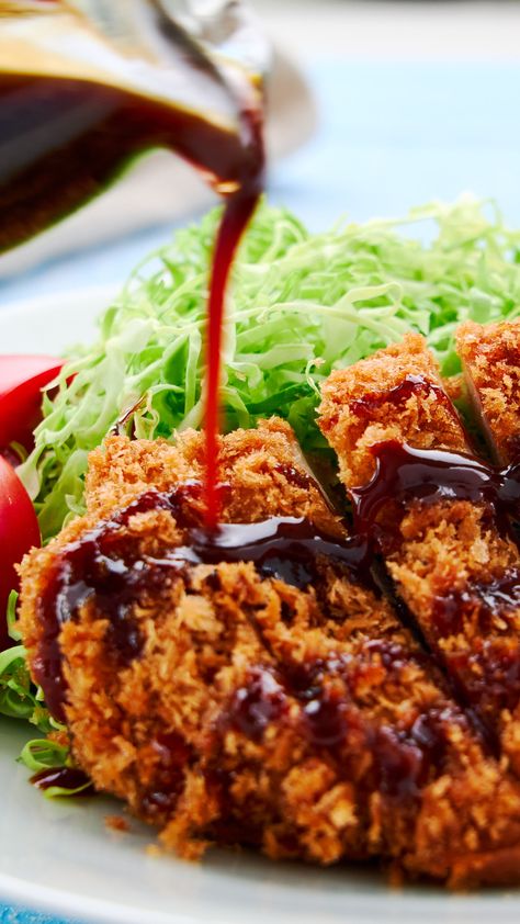 Tangy, sweet, savory,  and spicy, this easy katsu sauce is a versatile Japanese condiment that makes everything taste better. Katsu Sauce Recipe, Spicy Stir Fry Sauce, Asian Condiments, Asian Potluck, Katsu Sauce, Asian Sauce Recipes, Best Sauce Recipe, Asian Dipping Sauce, Asian Sauces