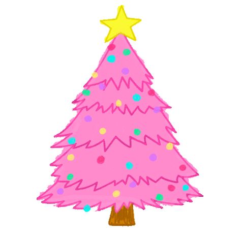 Pink Christmas Tree with colorful pastel flashing lights for #instagramstories. Created by Tom Windeknecht via GIPHY. #pinkchristmas #christmastree #pink Christmas Tree Animation, Tree Animation, Giphy Stickers, Christmas Tree Gif, Animated Christmas Tree, Xmas Gif, Merry Christmas Sticker, Gif Sticker, Tree Lanterns