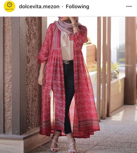 Persian Fashion, Mode Kimono, Tokyo Street Fashion, Modern Hijab Fashion, Iranian Women Fashion, Pakistani Fashion Casual, Mode Abaya, Pakistani Dresses Casual, Simple Pakistani Dresses