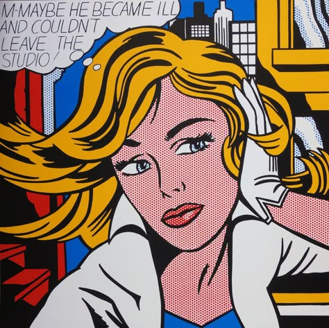 Pop Art Lichtenstein, Pop Art Roy Lichtenstein, Roy Lichtenstein Pop Art, Lichtenstein Pop Art, Pop Art Artists, Istoria Artei, Open Day, Pop Art Comic, Roy Lichtenstein