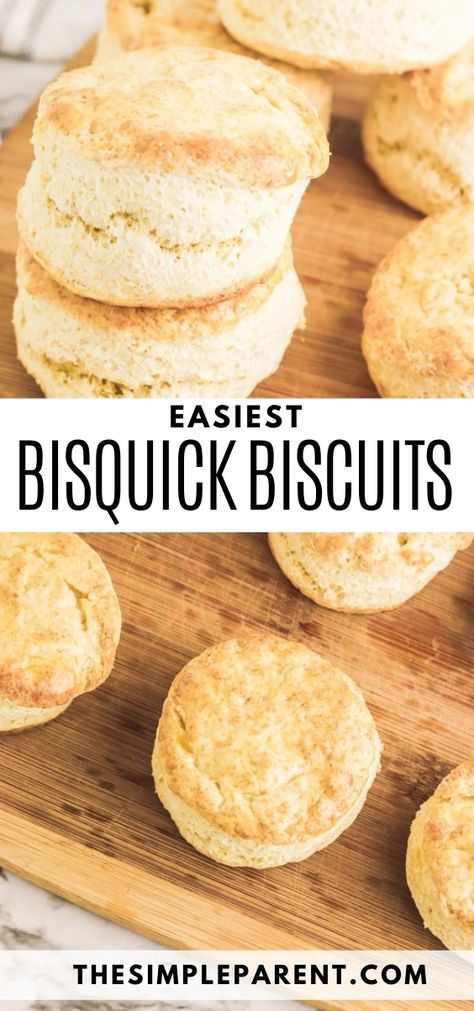 Bus Quick Biscuits Recipe, Bus Quick Biscuits, How To Make Biscuits With Bisquick, Easy Home Made Biscuits Simple, Fluffy Bisquick Biscuits, Homemade Bisquick Biscuits, Better Bisquick Biscuits, How To Make Bisquick Biscuits Better, Quick Easy Biscuits Simple