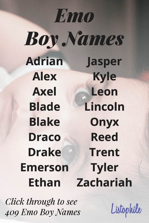 Emo Names Ideas Girl, Emo Names For Boys, Emo Boy Names, Emo Names, Name For Characters, Male Name Ideas, Fictional Character Names, Pretty Boy Names, Name For Girl