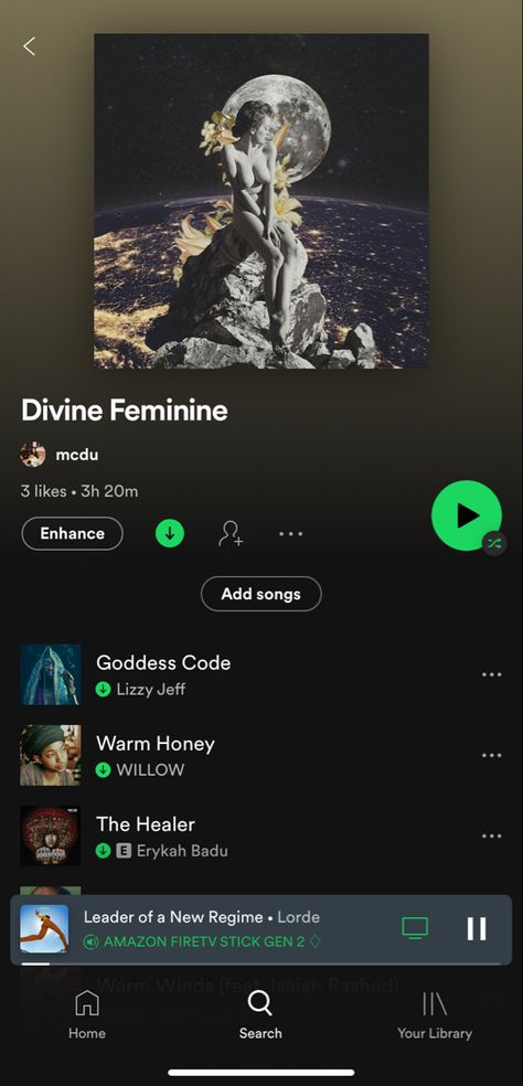 Spiritual Playlist Names, Divine Feminine Playlist, Feminine Playlist, Spiritual Playlist, Manifesting Music, High Playlist, Spotify Inspiration, Vibe Playlist, Music Recs