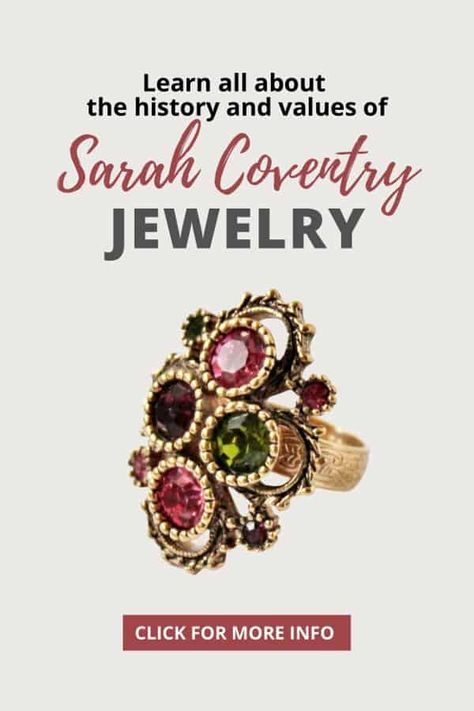 A Vintage Sarah Coventry Jewelry Collecting Guide Sarah Coventry Jewelry Vintage, Jewelry Knowledge, Vintage Jewelry Antique, Antique Costume Jewelry, Avon Collectibles, Vintage Jewlery, Sarah Coventry Jewelry, Vintage Jewelry Crafts, Mid Century Jewelry