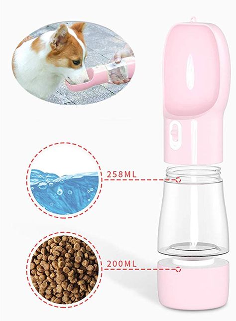 Dog Feeding Bowls, Puppy Room, Dog Accesories, Dog Water Dispenser, Bottle Drink, Pet Water Bottle, Water Food, Dog Water Bowls, Travel Water Bottle