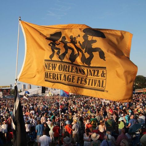 Jazz Fest New Orleans, New Orleans Jazz Festival, New Orleans Jazz Fest, Gb Flag, Festival Aesthetic, New Orleans Jazz, Classic Jazz, Life Vision, Jazz Fest